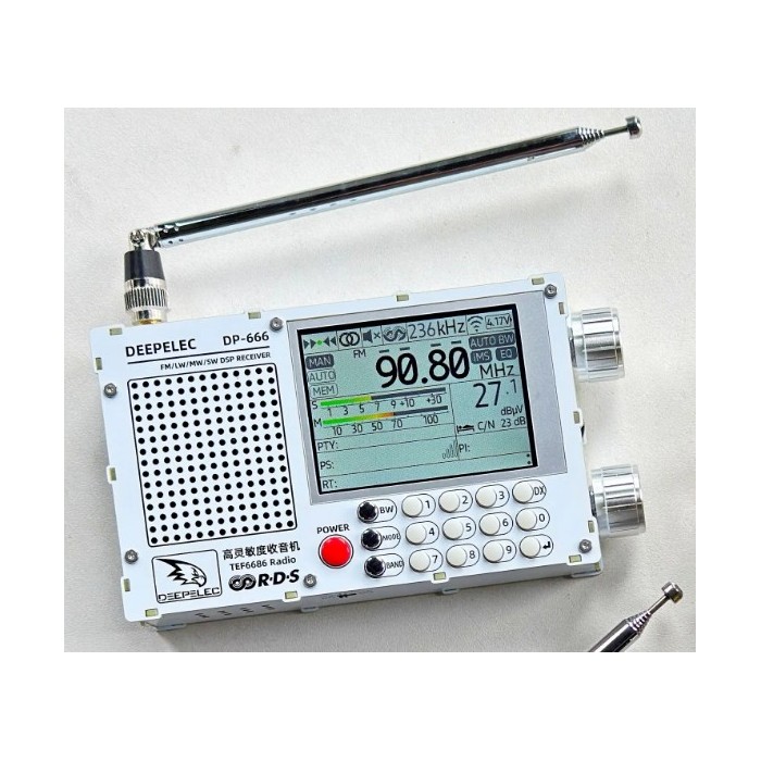 DP-666 TEF6686 Radio Full Band ad alta sensibilità FM AM LW MW SW Onde corte ESP32 RDS