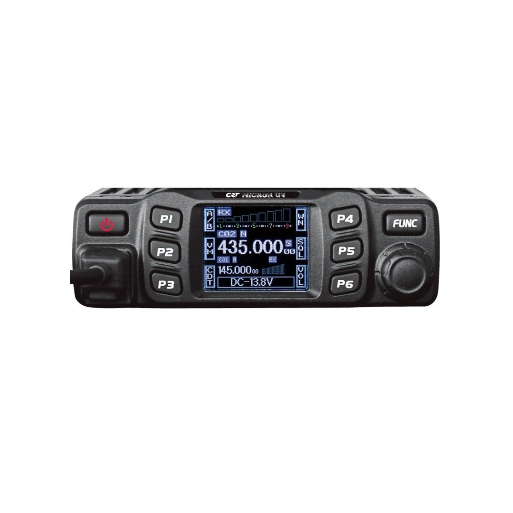 ANYTONE AT-778UV (CRT MICRON) Ricetrasmettitore veicolare UHF-VHF 25 Watts FM DISPLAY COLOR