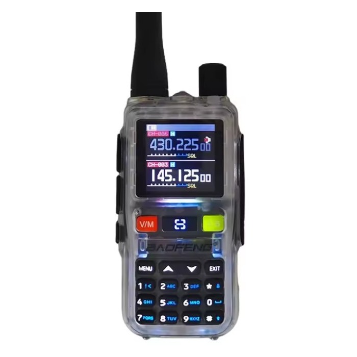 BAOFENG UV-5R MINI 5W  Bluetooth NOAA Avvisi meteo  Carica rapidaTipo-C  IP55