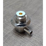 CONNETTORE CENTRO TETTO A 90 GRADI SO239 A VITE PER RG58/RF195