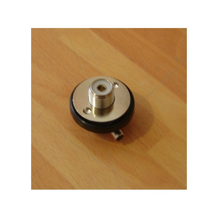 CONNETTORE CENTRO TETTO A 90 GRADI SO239 A VITE PER RG58/RF195 CON GUARNIZIONE IDRAULICA