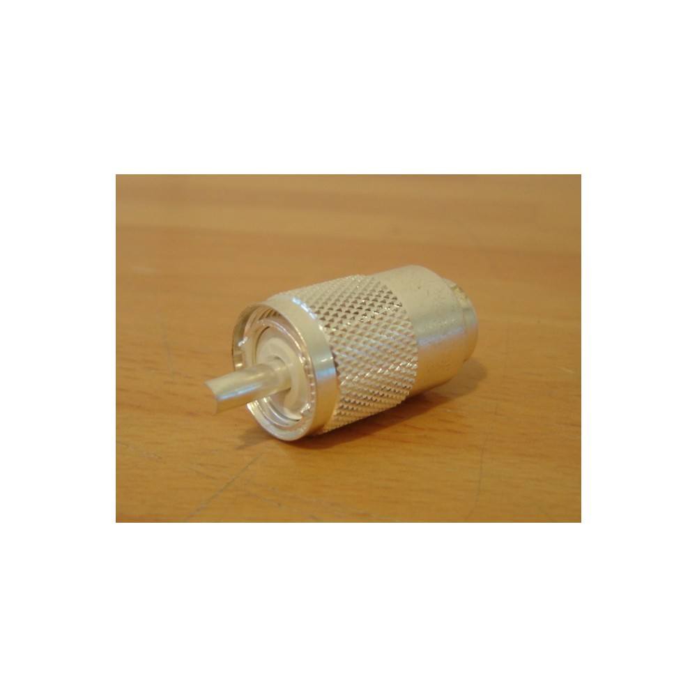 CONNETTORE PL259 A SALDARE PER RG213/RG8 ISOLAMENTO IN TEFLON