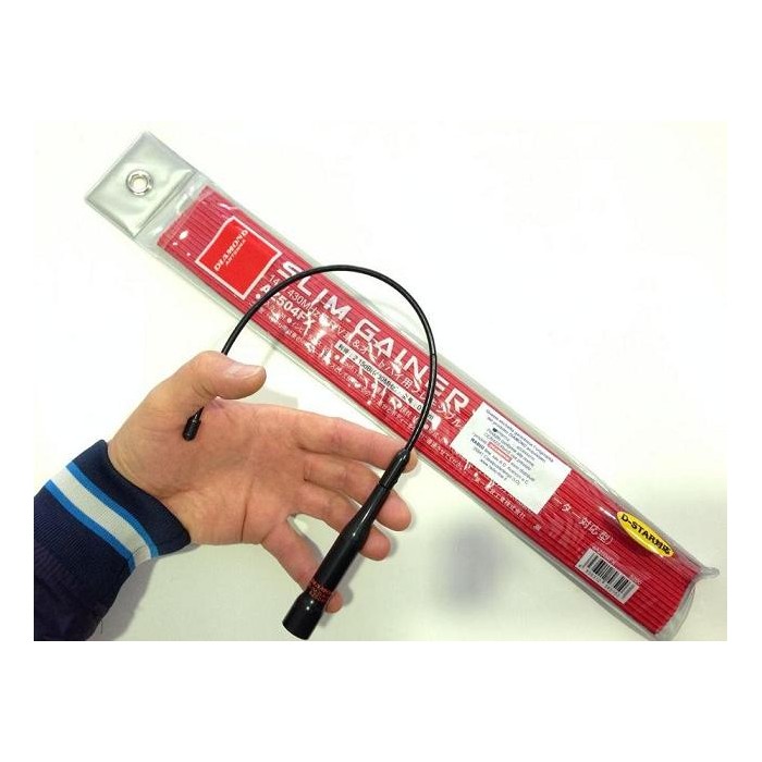 DIAMOND AZ-504FX ANTENNA USO MOBILE 144/430 MHz SUPER FLEX-COLORE  NERO