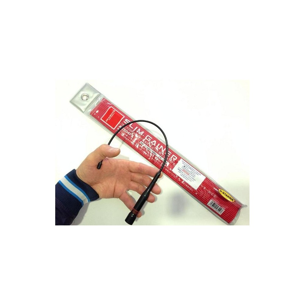 DIAMOND AZ-504FX ANTENNA USO MOBILE 144/430 MHz SUPER FLEX-COLORE  NERO