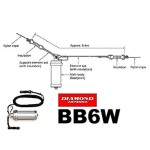 DIAMOND BB-6W ANTENNA LONG WIRE 2-30 MHz  UNICO BRACCIO DA 6.4 MT