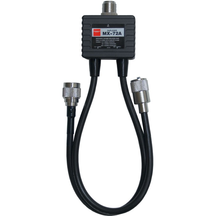 DIAMOND MX-72A DUPLEXER 1.6-150/400-460 MHz CONNESSIONI PL259/NM