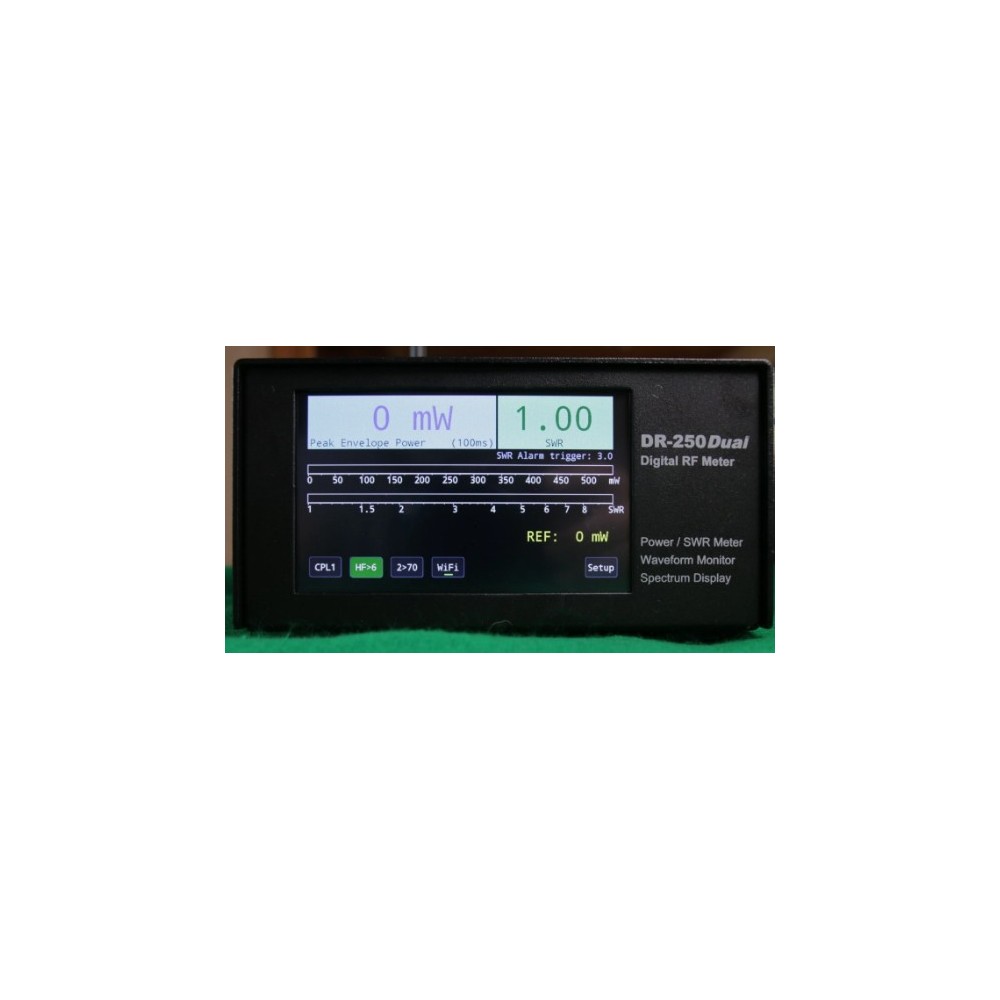 DR-250DUAL Wattmetro digitale SWR  2KW misuratore di potenza/SWR 5 touch screen