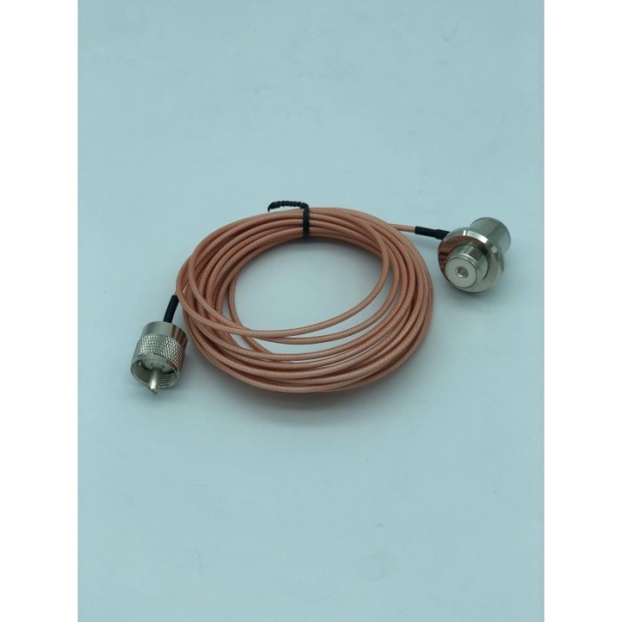 FALKON ECH-316 Supporto centro tetto c/guina trasparente SO-239/PL-259 c/RG316 4mt