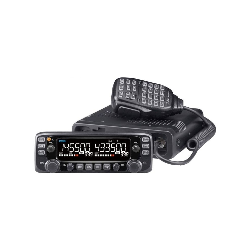 Icom IC-2730E Black Edition - Ricetrasmettitore veicolare dual band UHF/VHF 50W