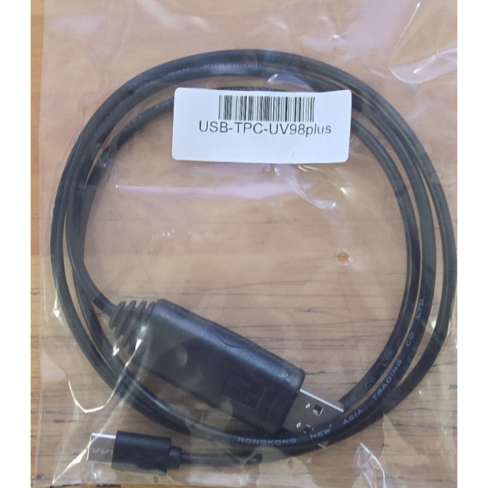 IRADIO UV-98 PLUS USB TPC PROGRAMMING CABLE USB