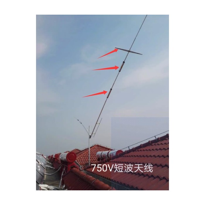 KB2 KB 750V ANTENNA CORNUTA 6-10-15-20-40 METRI 2KW PEP BALUN INCLUSO