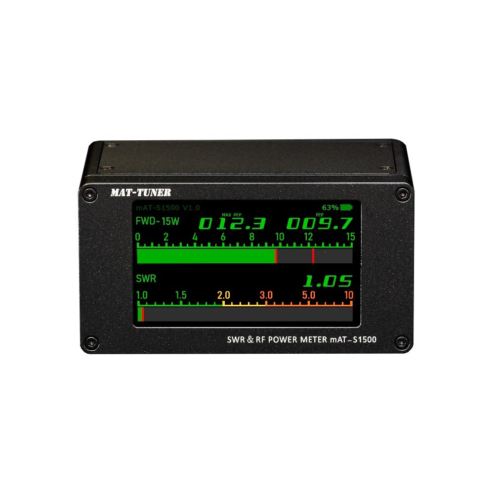 mAT-S1500 WATTMETRO ROSMETRO 0-50 MHZ 1500W CON ANALIZZATORE