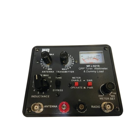 MFJ-9219 Accordatore d'antenna QRP con ros/wattmetro e carico fittizio interno