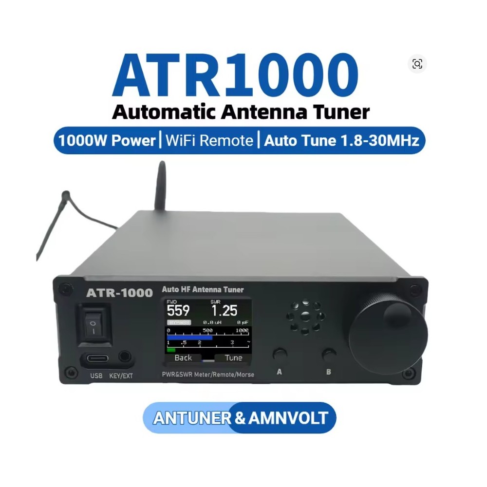 MGE ATR 1000 - ACCORDATORE AUTOMATICO 1000W CON ROSMETRO WATTMETRO WI-FI