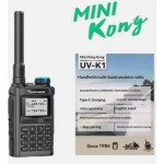 Quansheng UV-K1 RTX PORTATILE VHF UHF RX 50-600 MHZ AIRBAND - GARANZIA ITALIA