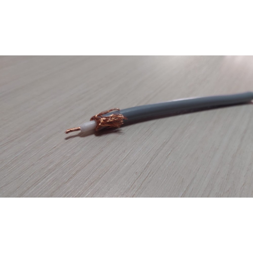 RF8 MINI RG-8 SUPER XX (EX RG-8 MINI)  CAVO COASSIALE  6.10 mm COLORE GRIGIO