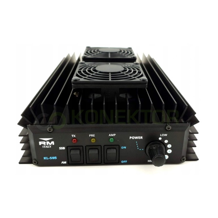 RM KL-505V BLACK AMPLIFICATORE LINEARE HF 300W -  12V CON VENTOLE
