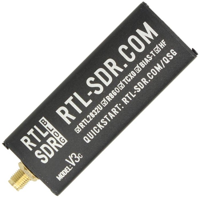 RTL-SDR Blog V4 Ricevitore SDR 0.5-1700 MHz senza direct sampling (con UP-converter) USB-C