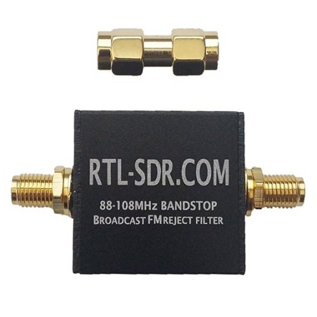 RTL-SDR BROADCAST FM88-108 BAND-STOP FILTER- FILTRO NOTCH PER SCANNER, RICEVITORI PORTATILI