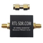 RTL-SDR BROADCAST FM88-108 BAND-STOP FILTER- FILTRO NOTCH PER SCANNER, RICEVITORI PORTATILI