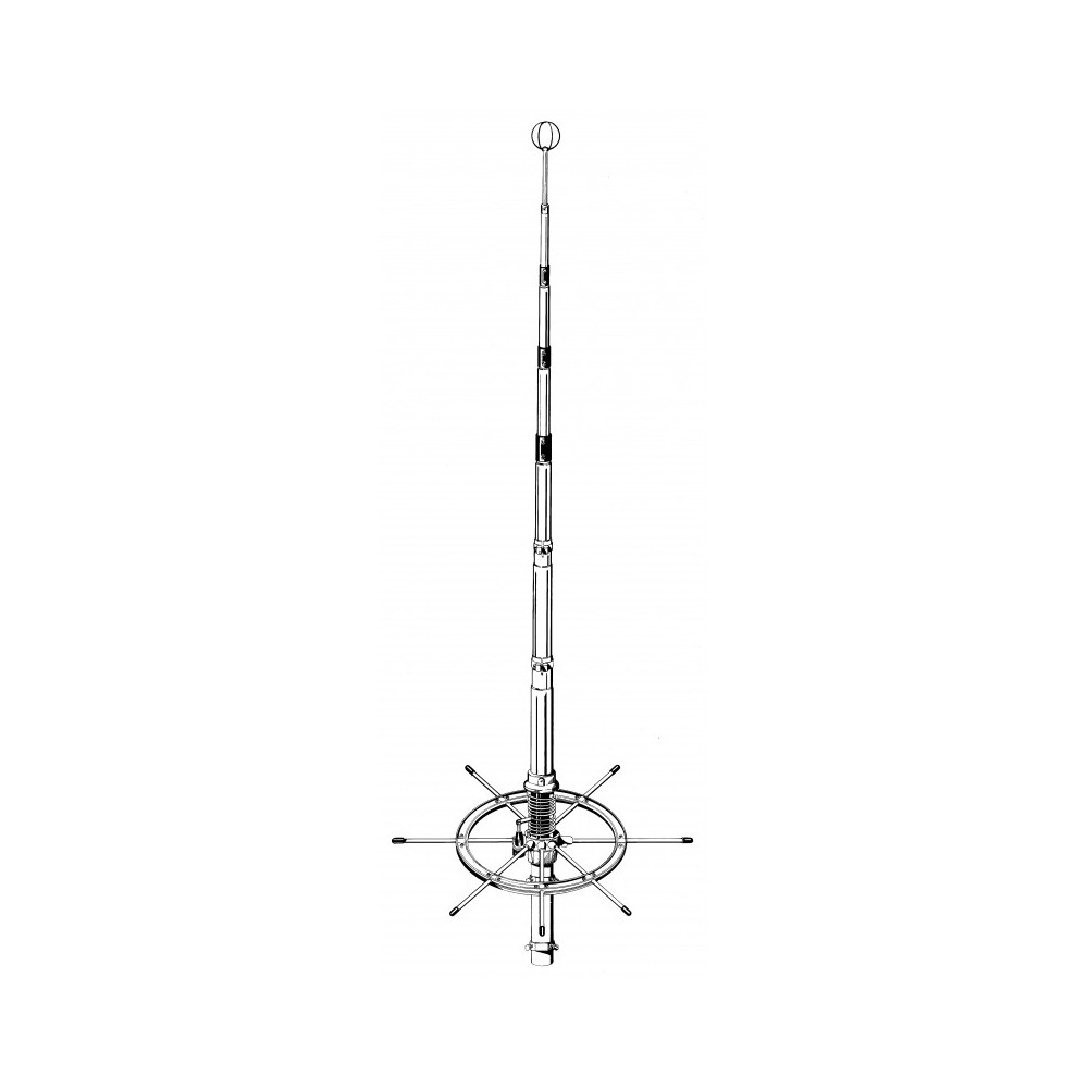 Sirio Blizzard 2700 5/8 Lambda CB Antenna con anello