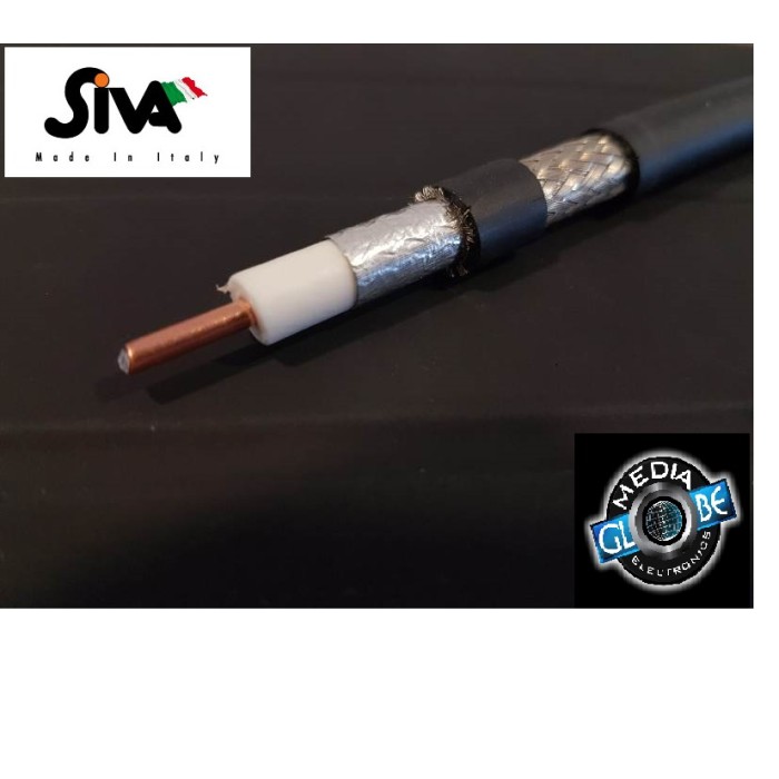 SIVA HF 400 PE (EX RF 400 TT) 10,3 mm CAVO  BASSA PERDITA DOPPIO SCHERMO