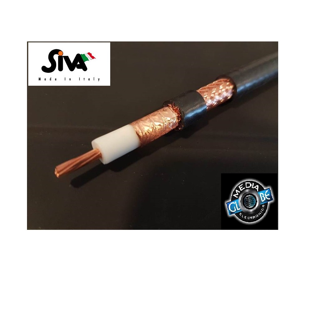 SIVA HF 400 UF PVC ULTRAFLESS. 10 mm CAVO  BASSA PERDITA DOPPIO SCHERMO