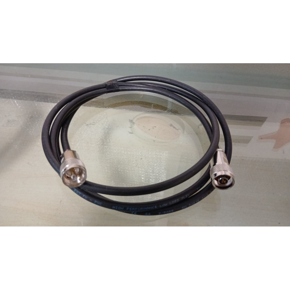 SIVA RF287UF DIAM. 7MM RACCORDO 2MT INTESTATO N MASCHIO PL259