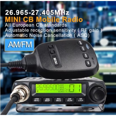 TYT CB-MINI RTX 27 MHz CB europea 4 W 40 canali AM/FM Vox Mobile Tranceiver