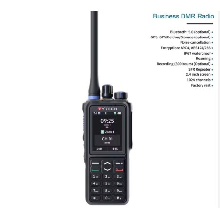TYT TD-780  Portatile Roaming ATEX  Digitale DMR ANALOGICO UHF Radio  Antideflagrante