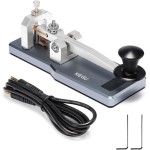 XIEGU VK-5 Morse - Mini Straight Key CW, con base in alluminio CNC jack da 3,5 mm G90/X6100/X6200/X5105/G106