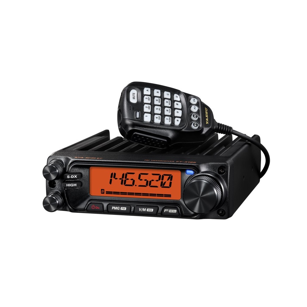 YAESU FT-3185E  w/ SSM-85D 85W 144MHZ FM MOBILE TRANSCEIVER