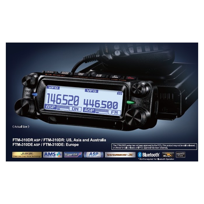 YAESU FTM-310DE ASP RICETRASMETTITORE  DUAL BAND C4FM 50W