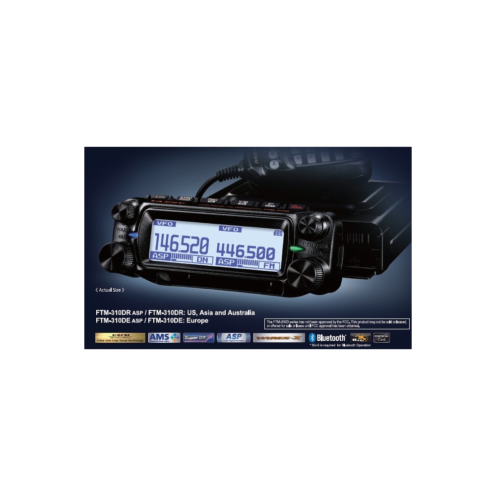 YAESU FTM-310DE ASP RICETRASMETTITORE  DUAL BAND C4FM 50W