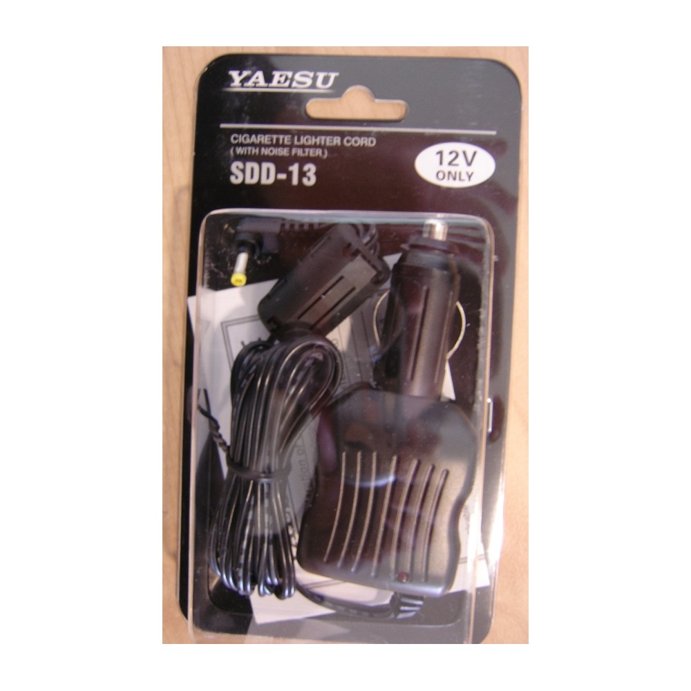 YAESU SDD-13 ( ex EDC5B) cavo alim.ext per tutti i portatili presa accendisigari