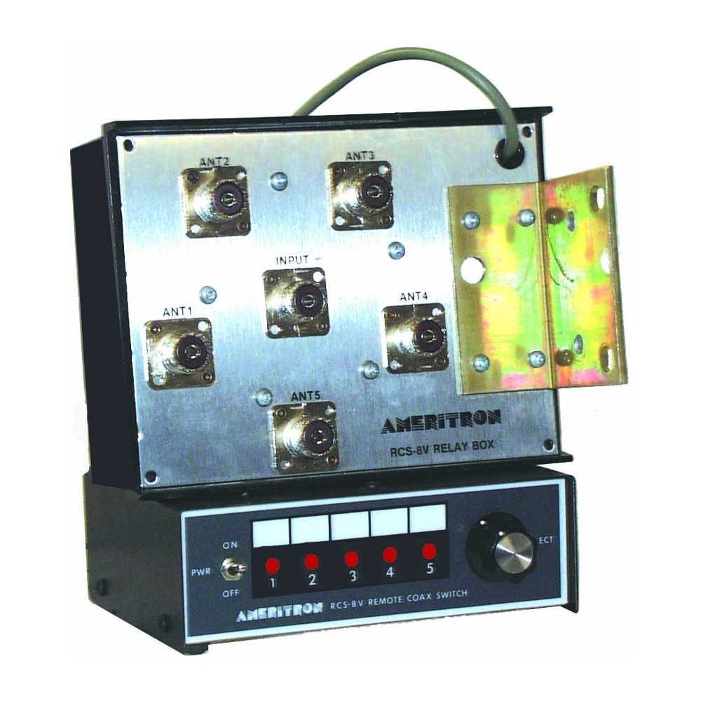 AMERITRON RCS-8VX- COMMUTATORE D'ANTENNA DA REMOTO A 5 VIE REMOTO HF/VHF 5 kW