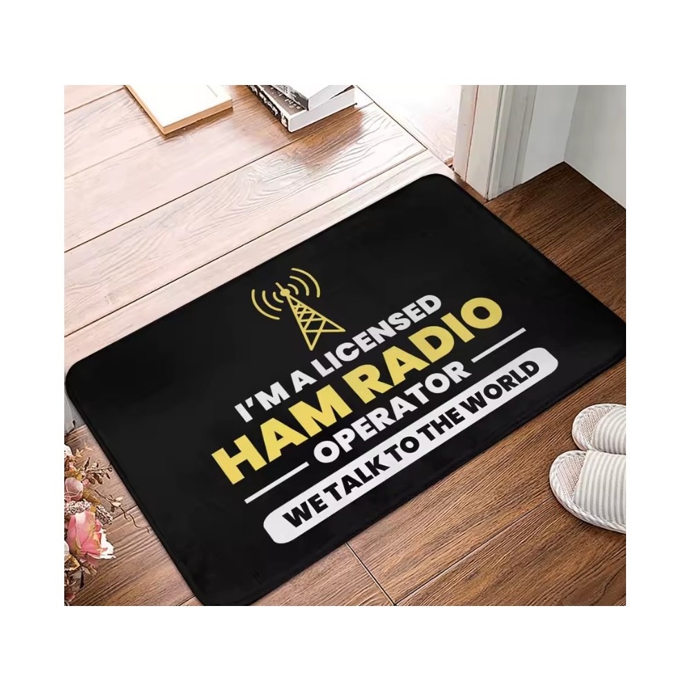 Zerbino per operatore radio retrò con licenza Ham antiscivolo