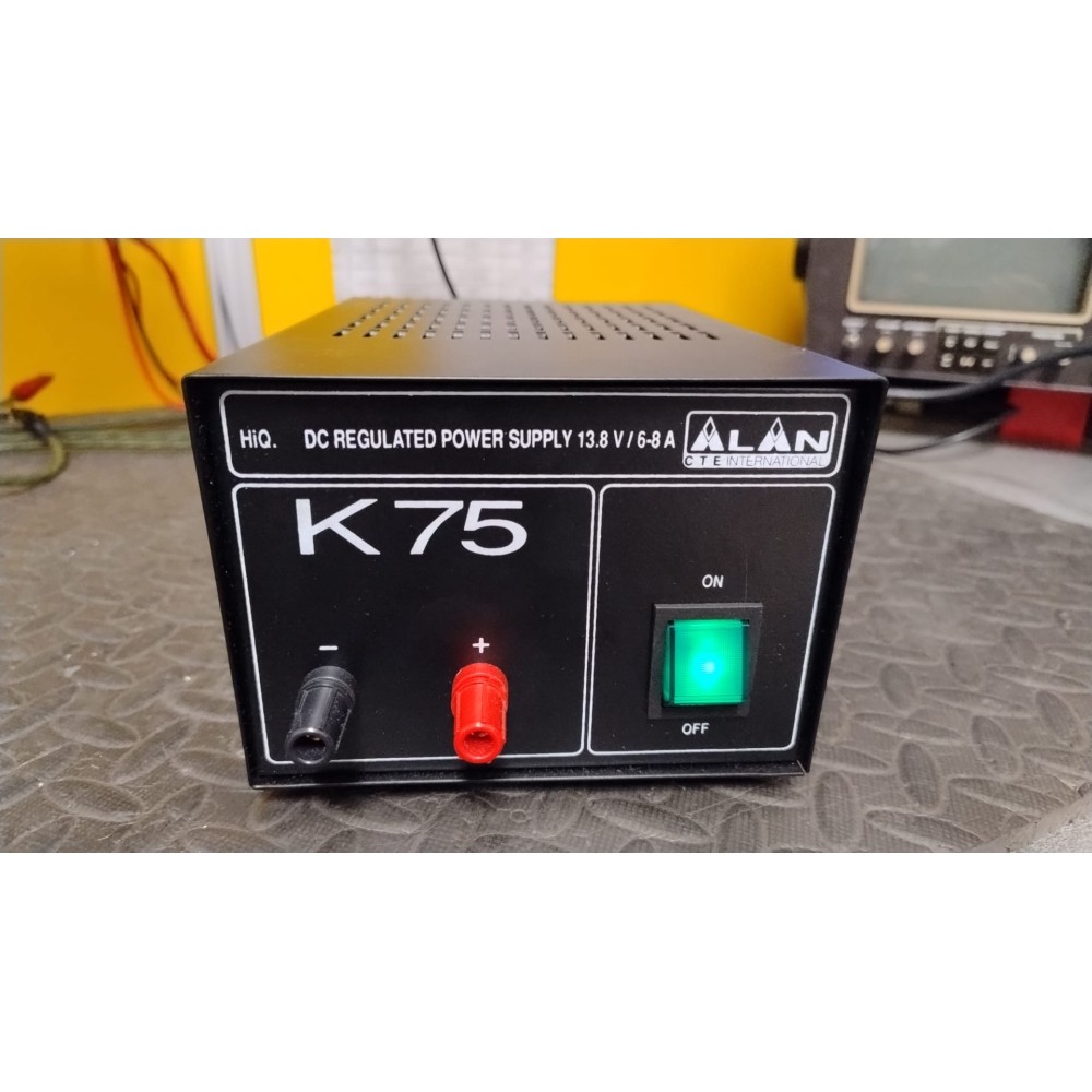 ALAN K75 ALIMENTATORE CLASSICO DA 13,8V 7A - PERFETTO