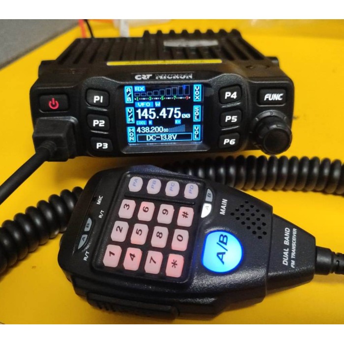CRT-MICRON - RTX VEICOLARE VHF UHF USATO SOLO 3 VOLTE - GIA AMPLIATO