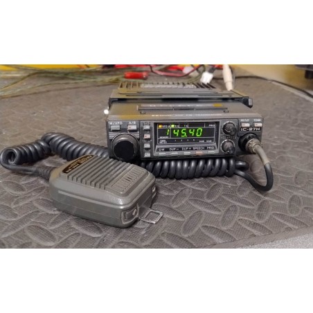 ICOM IC-27H VHF FM 144/145MHZ - 5/50WATT - CON STAFFA SGANCIO RAPIDO - NO TONI
