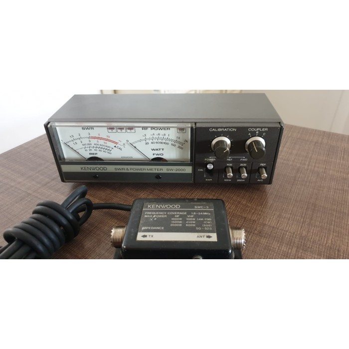 KENWOOD SW-2000 + SONDA HF -  MERAVIGLIOSO WATTMETRO ROSMETRO 2KW PEP