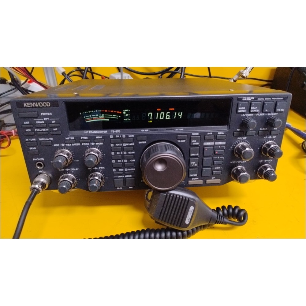 KENWOOD TS-870S HF 0-30MHZ ALL MODE - CON ACCORDATORE - PERFETTO STATO