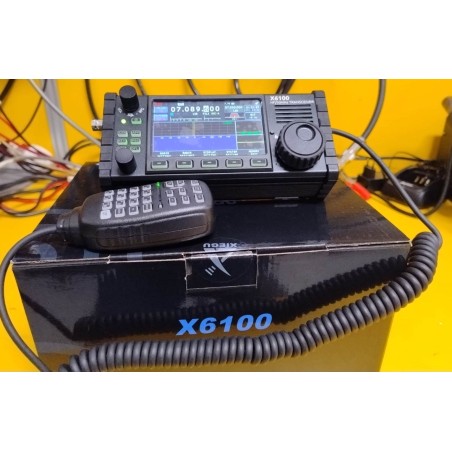XIEGU X6100 RTX SDR HF QRP 0.5 - 30 MHZ 10 W CON AT TUNER DSP - PARI AL NUOVO