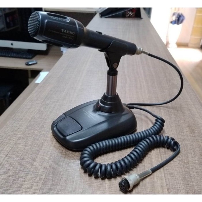 YAESU MD-100 MICROFONO DINAMICO DA BASE - PARI AL NUOVO
