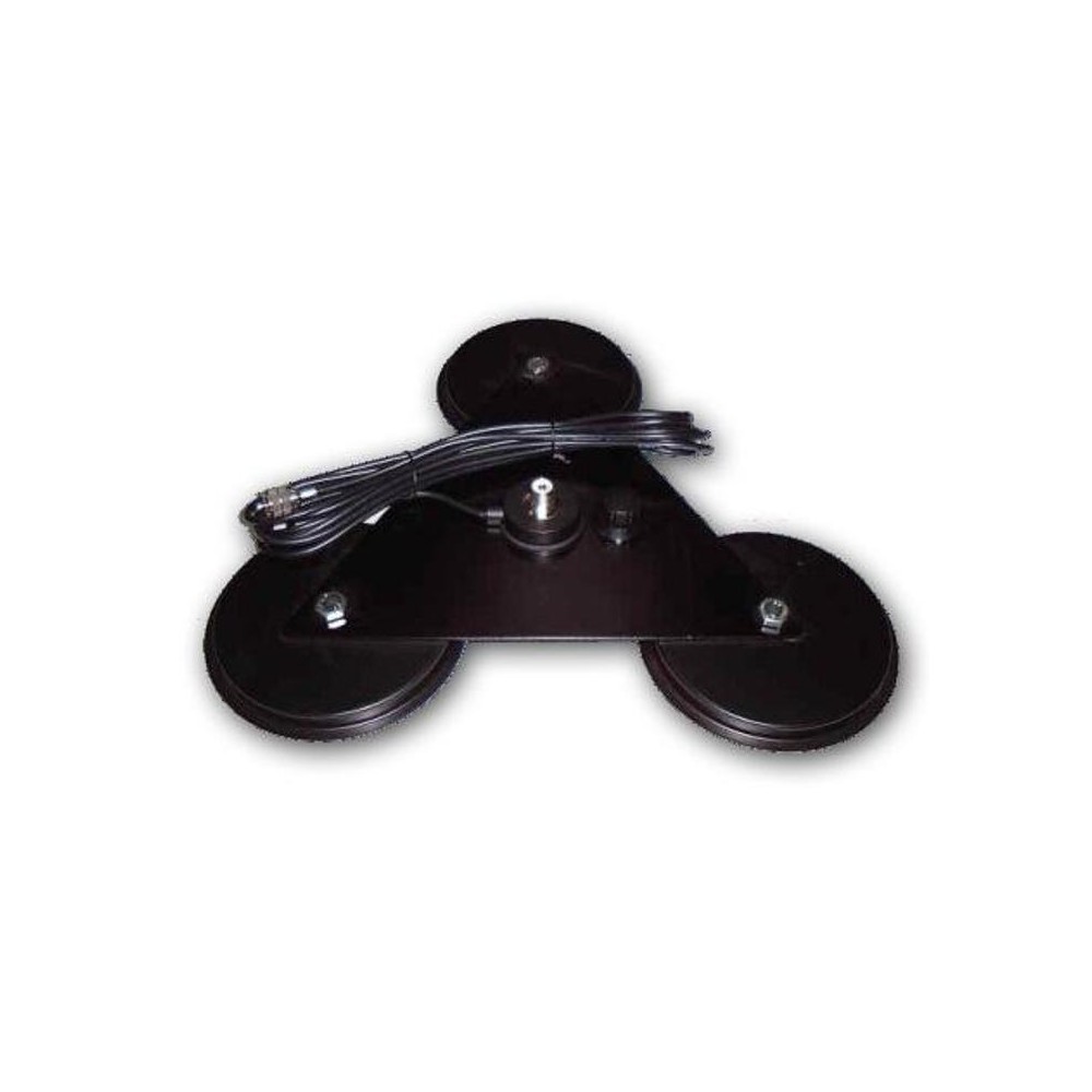 D-original  BASE MAGNETICA A TRE MAGNETI SO239 CON 4 MT DI CAVO INTESTATO PL259